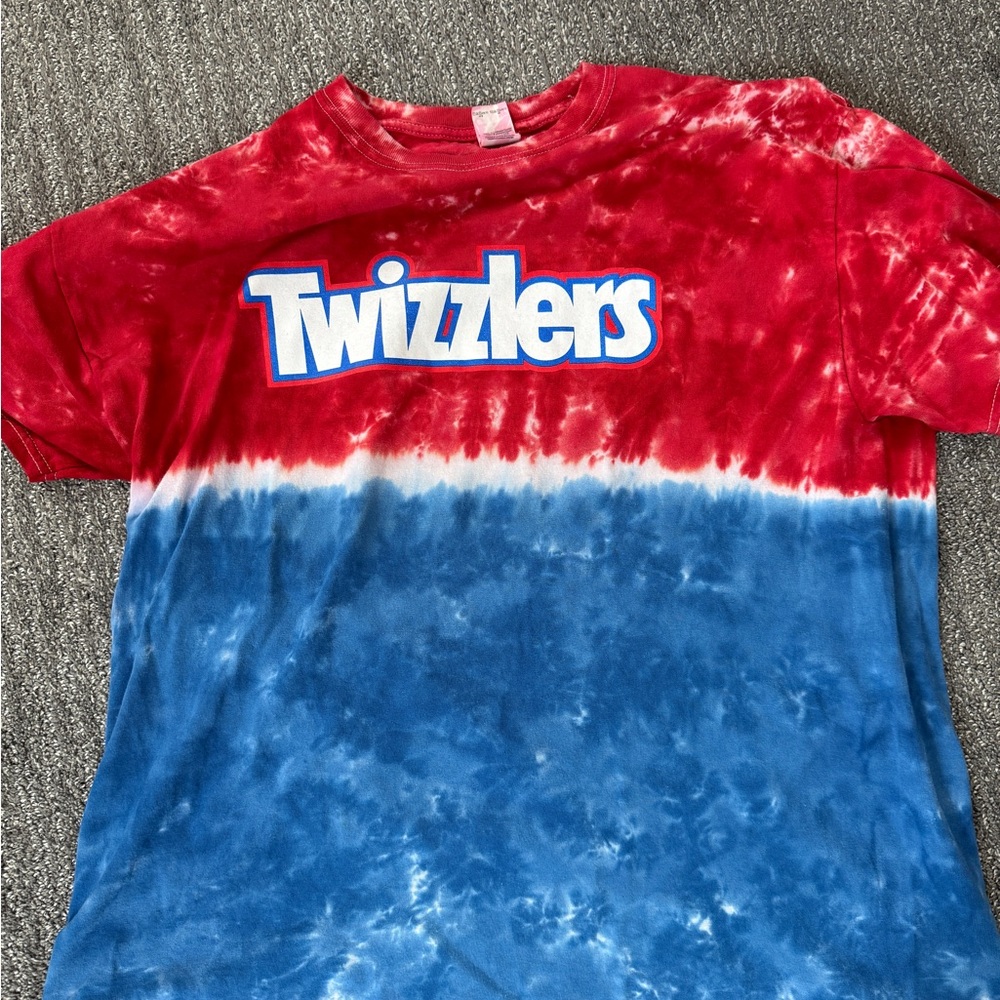 Men’s XL Tie-Dye T-Shirt - Red and Blue